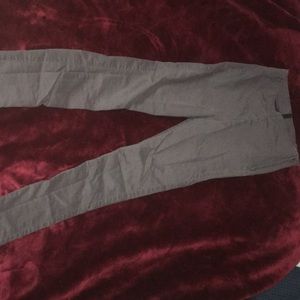 Gray “Divided” work slacks
